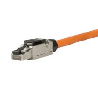 LogiLink LogiLink Cat.6A Field Terminable Plug - Netzwerkanschluss - RJ-45 (M) Op locatie monteerbare stekker, Cat.6A, afgeschermd, PrimeLine MP0040 Zwart, - thumbnail