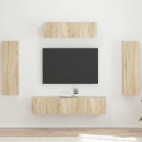 TV-kast 3 pcs Sonoma Eiken - thumbnail