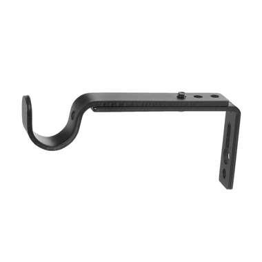 2 Steunen verstelbaar 9-14cm Ø20 mm - zwart - Leen Bakker