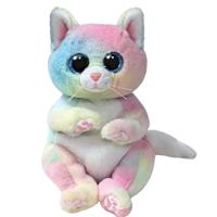 Ty Beanie babies bellies jennie rainbow cat, 15cm - thumbnail