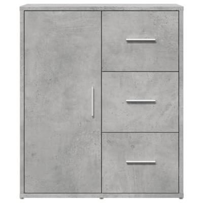 Dressoir 60x31x70 cm bewerkt hout betongrijs