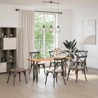 Console tafelpoten 2 st 38x(72-73) cm staal naturel - thumbnail