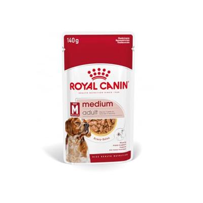 Royal Canin Medium Adult natvoer hond (in saus) 1 doos (10 x 140 g) - thumbnail