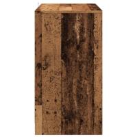 Dressoir 70x41x75 cm bewerkt hout oud houtkleurig - thumbnail