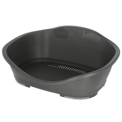 TRIXIE MAND SLEEPER KUNSTSTOF DONKERGRIJS 56X41X22 CM