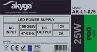 Akyga AK-L1-025 Industriële netvoeding 14 V/DC 2 A 25 W - thumbnail