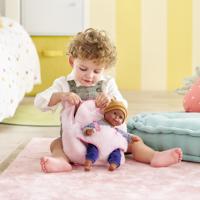 Corolle roze pluche poppen draagrugzak, 30cm - thumbnail