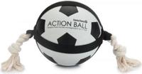 Beeztees Action Voetbal met Touw Ø 19 cm - thumbnail
