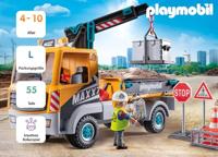 PLAYMOBIL Action Heroes vrachtwagen met kraan 71750 - thumbnail