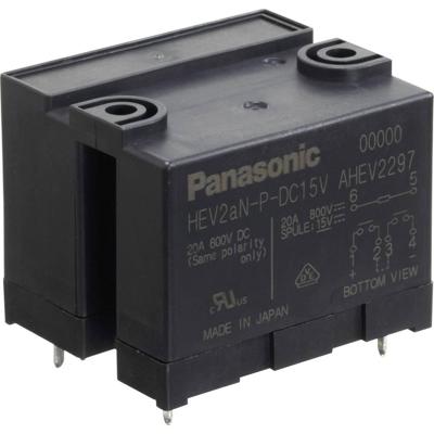 Panasonic HEV2AN-P-DC24V Printrelais 24 V/DC 20 A 2x NO 1 stuk(s) Panasonic HEV2AN-P-DC24V Printrelais 24 V/DC 20 A 2x NO 1 stuk(s)