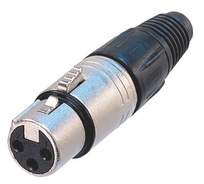 Connector XLR Female Metaal Zilver