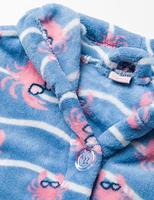 Playshoes Badjas Krab Junior Polyester Blauw Maat 122/128 - thumbnail