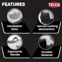 TRIXIE REISMAND CAPRI LICHTGRIJS / DONKERGRIJS 40X38X61 CM - thumbnail