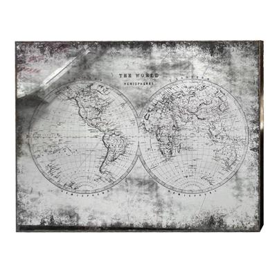 Wandspiegel Home ESPRIT Zwart Gouden Vintage 90 x 4 x 60 cm