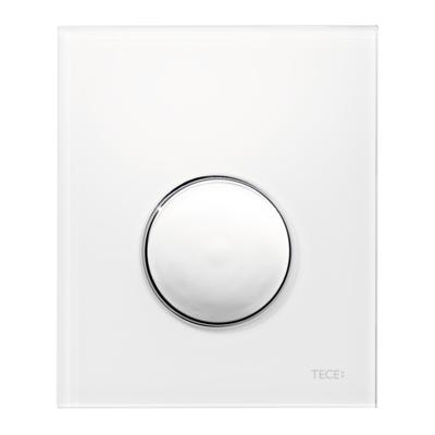 Urinoir Bedieningsplaat TECE Loop Kunststof 10x12 cm Wit (met glanzend chromen toets) Urinoir Bedieningsplaat TECE Loop Kunststof 10x12 cm Wit (met glanzend chromen toets)