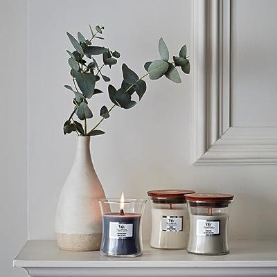 WoodWick linen medium candle - thumbnail