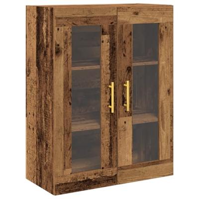 Wandkast Wandgemonteerd Oud hout 69.5 x 34 x 90 cm Bewerkt hout