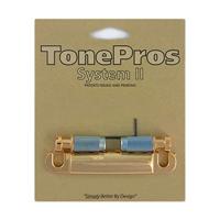 TonePros T1Z Gold Metric Locking Stop Tailpiece - thumbnail