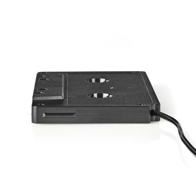 Nedis ACON2200BK Cassette-adapter 3,5 Mm Mannelijk Zwart