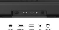 Hisense HS1000, 2.0-kanaals soundbar, 120 W max audio power, Dolby Audio, DTS Virtual: X, Voice Enhanced, TV Mode, EzPlay - thumbnail