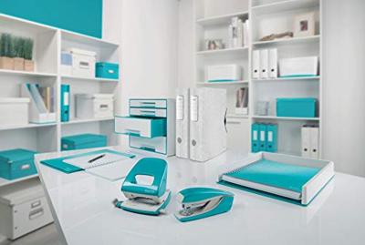 Leitz WOW ordner Active rug van 8,2 cm, ijsblauw Leitz WOW ordner Active rug van 8,2 cm, ijsblauw