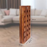 Opklapbaar wijnrek voor 36 flessen in stijlvol design - thumbnail