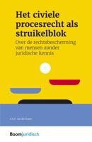 Het civiele procesrecht als struikelblok - K.G.F. van der Kraats - ebook - thumbnail