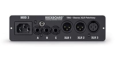 RockBoard MOD 3 V2 TRS en XLR patchbay voor pedalboard