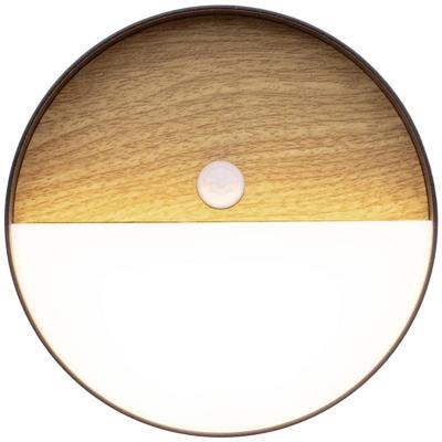 ECO-Light MEG + PIR 9490-Q-PIR SA LED-wandlamp met bewegingsmelder LED vast ingebouwd 5 W LED Zand