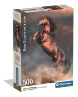 Clementoni legpuzzel wild red stallion, 500st. - thumbnail