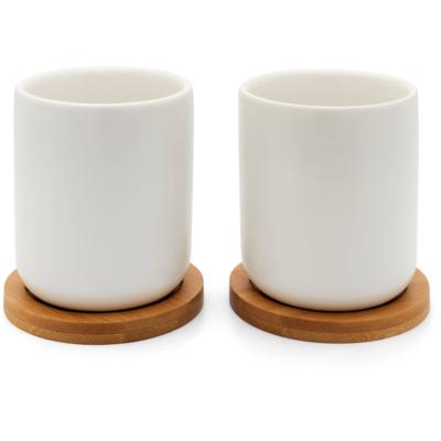 Bredemeijer theemok umea 200ml wit en onderzetter set 2 Bredemeijer theemok umea 200ml wit en onderzetter set 2