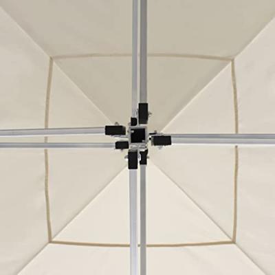 Partytent inklapbaar met wanden 3x3 m aluminium crme Partytent inklapbaar met wanden 3x3 m aluminium crme
