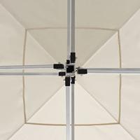 Partytent inklapbaar met wanden 3x3 m aluminium crme - thumbnail