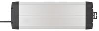 Brennenstuhl Stekkerdoos premium duo alu-line bn3084 zwart, wit - thumbnail