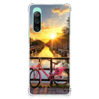 Sony Xperia 10 V Telefoonhoesje met valbescherming Amsterdamse Grachten Sony Xperia 10 V Telefoonhoesje met valbescherming Amsterdamse Grachten