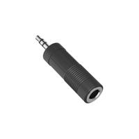 Hama AUDIOADAPTER, 3,5-MM-JACK-STEKKER - 6,3-MM-JACK-KOPPELING, STEREO Wifi adapter Zwart - thumbnail