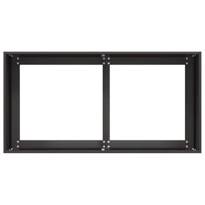 Plantenbak 80x40x40 cm koudgewalst staal zwart Plantenbak 80x40x40 cm koudgewalst staal zwart