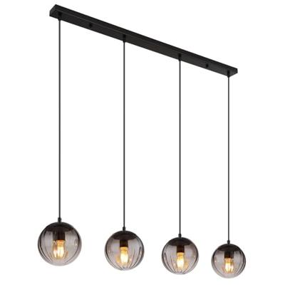 Globo 4-lichts hanglampDallerta smoke glas - 15216-4