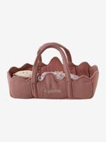 Mijn 1e pop en zijn wieg van aanpasbare stof rozenhout - thumbnail