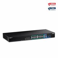 TRENDnet PoE+ Switch 8-Port Gigabit PoE Switch Rack monteerbaar, tot 30 W per poort met 105 W totaal vermogen, 440 W. 18-Port Mixed - thumbnail