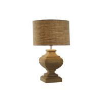 Bureaulamp Home ESPRIT Natuurlijk Jute Hout 50 W 220 V 36 x 36 x 58 cm - thumbnail