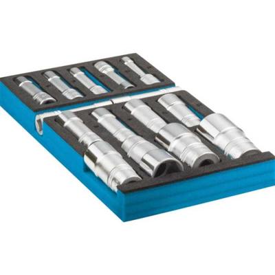 HAZET Dopsleutelset 163-459/15 - 1/2 inch (12,5 mm) vierkant hol - Buiten-zeskant-tractieprofiel - 15-delig - 10 - 32