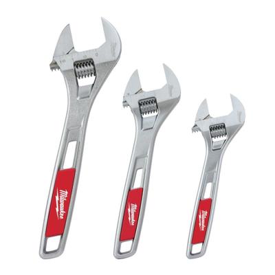 Milwaukee verstelbare moersleutel triple pack | 3-delig | 150/200/250 mm - 4932493414