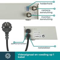 Analoge camera waterdicht cilindrisch 750 tv-lijnen Velleman - Velleman - thumbnail