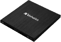 Verbatim Slimline Externe Blu-ray brander Retail USB-A 3.2 Gen 1 Zwart - thumbnail