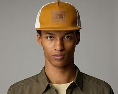 The North Face Half Dome Trucker Pet Timber Tan/Leather Patch One Size
