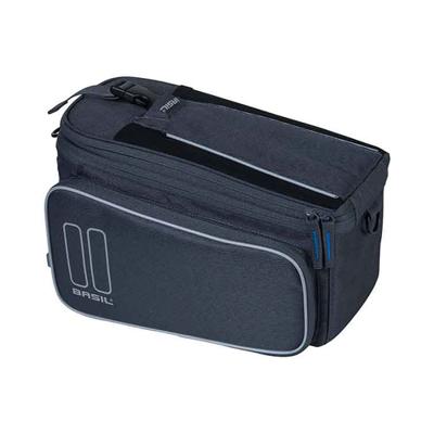Basil sport design trunkbag mik - grijs - fietsrugzak - unisex - sportief - 7-15l