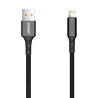 JOYROOM S-M364 2m Intelligent Poweroff 8 Pin Data Sync Charge Cable For iPhone XR / iPhone XS MAX / iPhone X & XS / iPhone 8 & 8 Plus / iPhone 7 & 7 - thumbnail