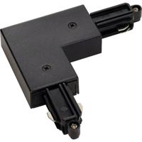 SLV 1-faseL-Connector 2 hoekverbinder aarde binnen zwart - 143060 - thumbnail