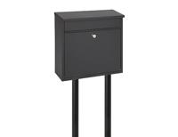 Brievenbuspalen tbv Practo Garden brievenbussen - mat zwart - thumbnail
